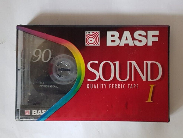 BASF Sound 1 Cassette Tapes X 3 Quality Ferric 90 Min New and Sealed