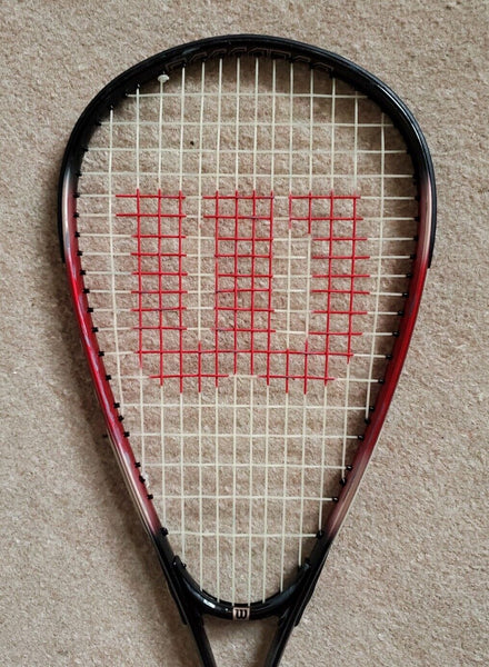 WILSON DEFENDER Squash Racket Anti-Vibe Aerodynamic Red Black With Cover