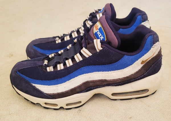 NIKE AIR MAX 95 Trainers Mens UK 7 EU 41 Blackened Blue - Rare Colourway