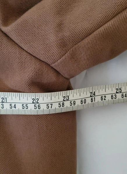 FERAUD Field Jacket Coat Mens M Tan Finest Italian Gaberdine Fabric