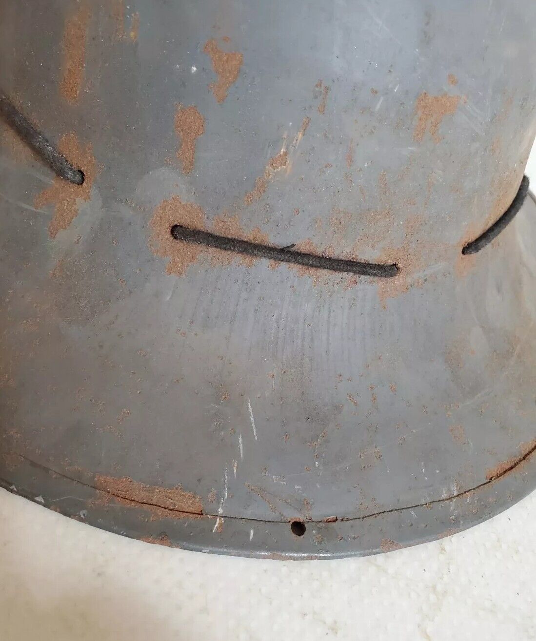 WW2 British Home Front Fire Wardens Helmet SMLD 1941 Inc Lining Zuckerman