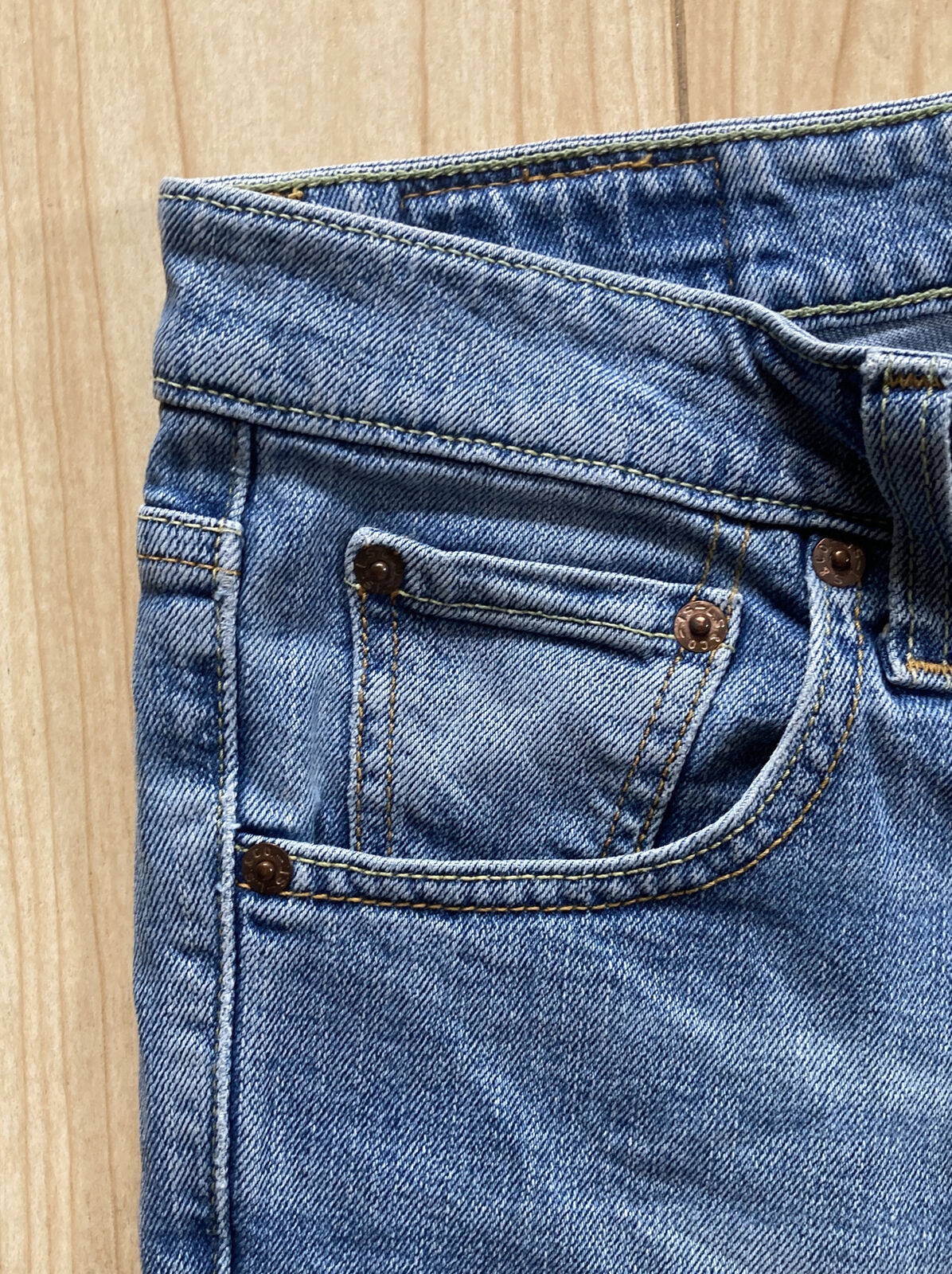 LEVIS 518 Jeans Womens W 30 L 30 Bootcut Fit Blue Denim Red Tab - 196