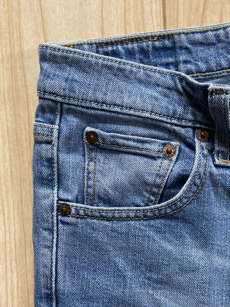 LEVIS 518 Jeans Womens W 30 L 30 Bootcut Fit Blue Denim Red Tab - 196