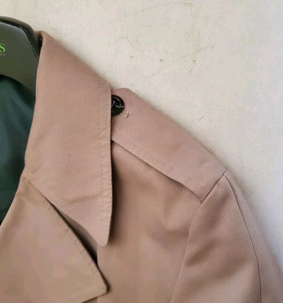 Vintage Hepworths Trench Coat Overcoat Mac Mens L The Wetherdair Camel 1960's