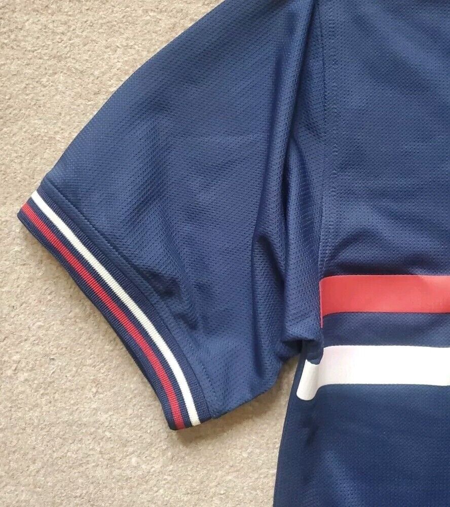 LOTTO Montebelluna Jesey Shirt Mens XL Navy Blue Vintage 1990's - Mint Condition
