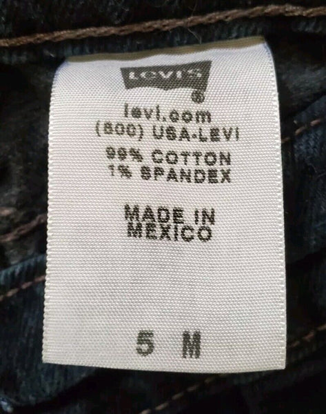 LEVIS 304 Jeans Womens W 30 L 32 Slouch Skinny Fit Stretch Blue Denim Red Tab