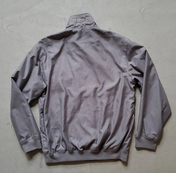 Rockport Harvard Bomber Jacket Mens XL Harrington Beige Waterproof Mesh Lined