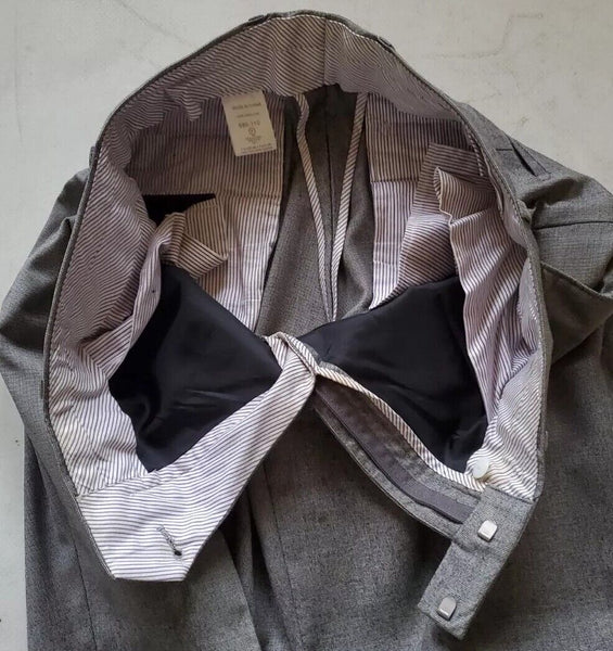 NEXT Suit Mens Jkt 40 R Trs W 32 L 31 Regular Fit Grey Super 120s Wool Worn Once