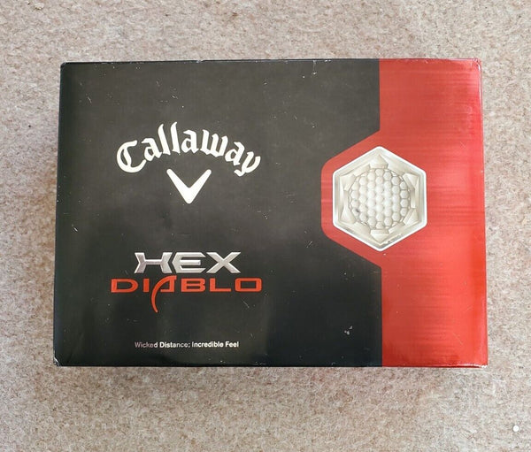 CALLAWAY Hex Diablo Pro Golf Balls New Box Of 12 Wicked Distance RRP £185