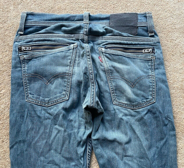 Womens Levis Jeans 511 W 29 L 32 Blue Denim Red Tab C12
