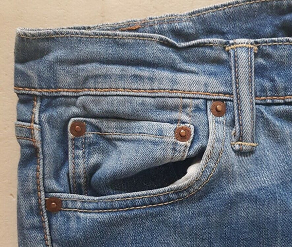 LEVIS 510 Jeans W 30 L 27 Classic Fit Vintage Mid Blue Denim Red Tab - 192