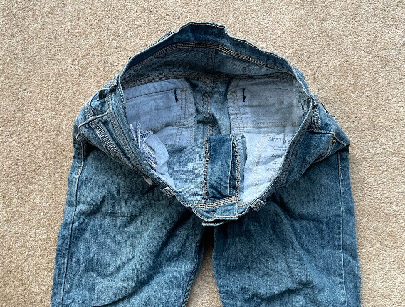 Womens Levis Jeans 511 W 29 L 32 Blue Denim Red Tab C12