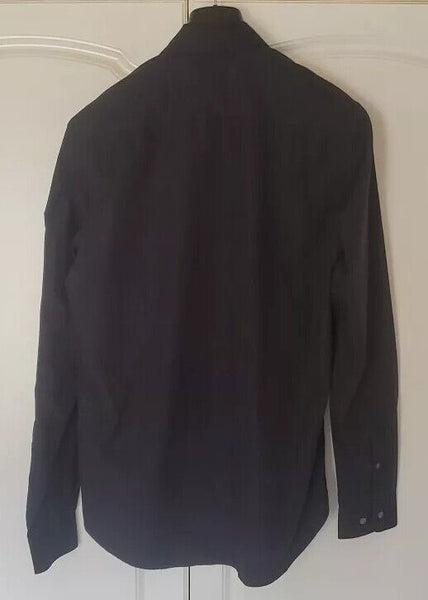 PAUL SMITH Shirt Mens M Classic Fit Blue Black Ziggy Lightning Bolt
