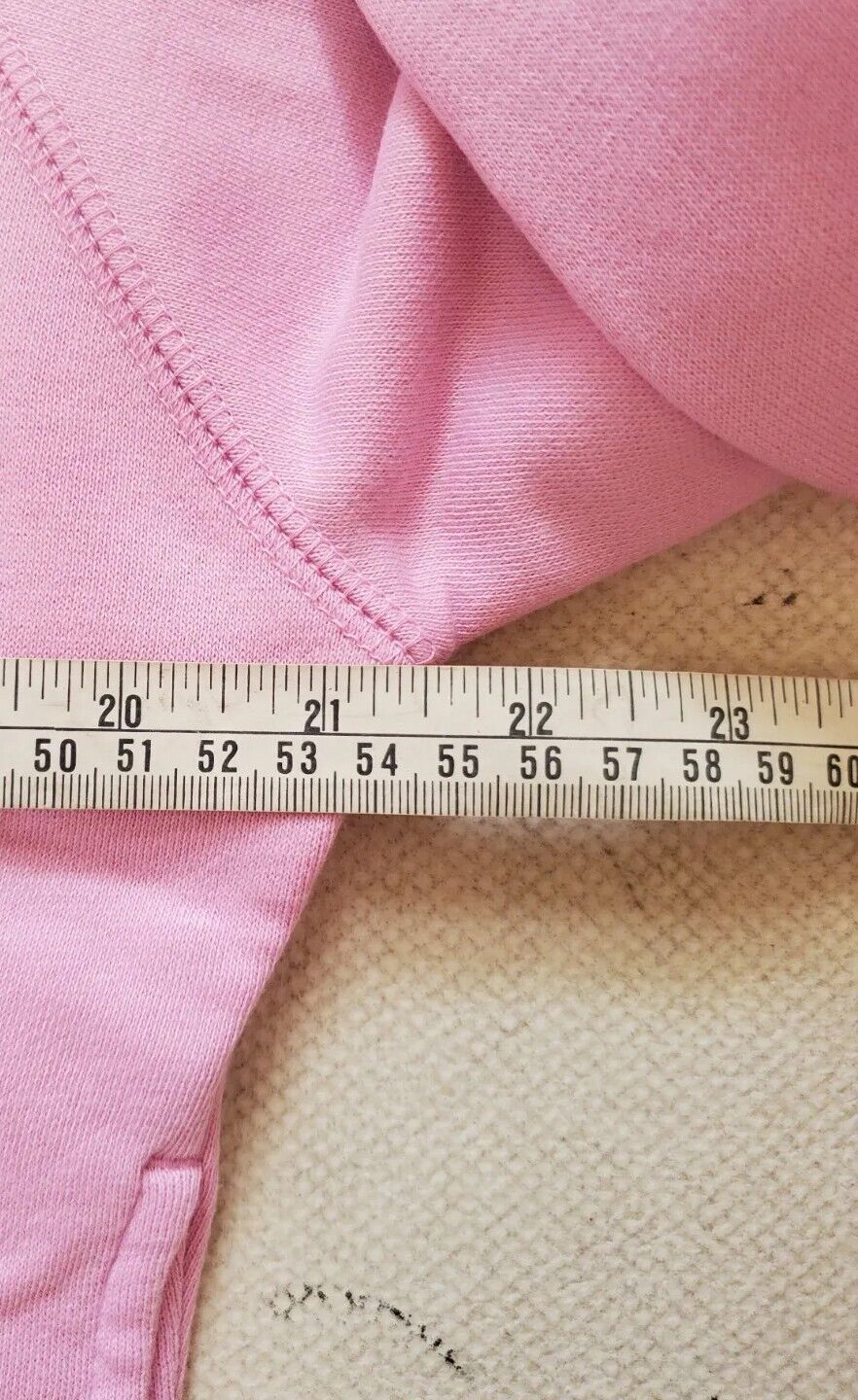 Reebok Full Zip Hoodie Jacket Womens UK 16 Pink Cropped Spellout Logo