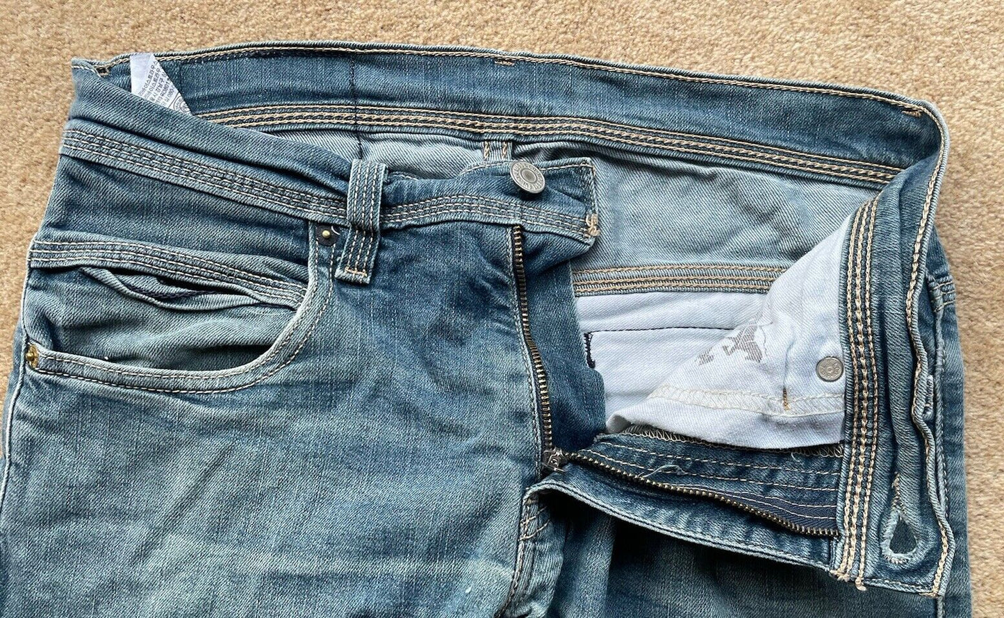 Womens Levis Jeans 511 W 29 L 32 Blue Denim Red Tab C12
