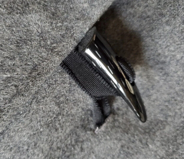 KANGOL Duffle Coat Jacket Mens S Slate Grey Wool Vgc