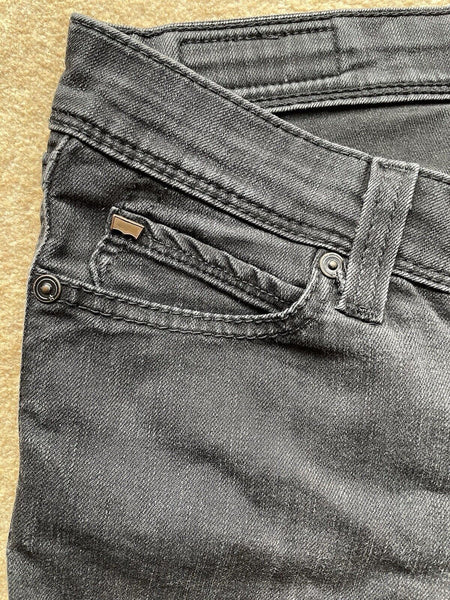 Womens Levis Jeans 511 W 26 L 30 Slim Fit Black Denim Red Tab C16