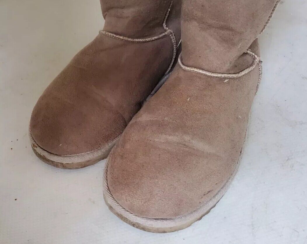 UGG Boots Classic Short Wheat Suede Shearling Lined Uk 3.5 Eu 36.5 Vintage Y2K