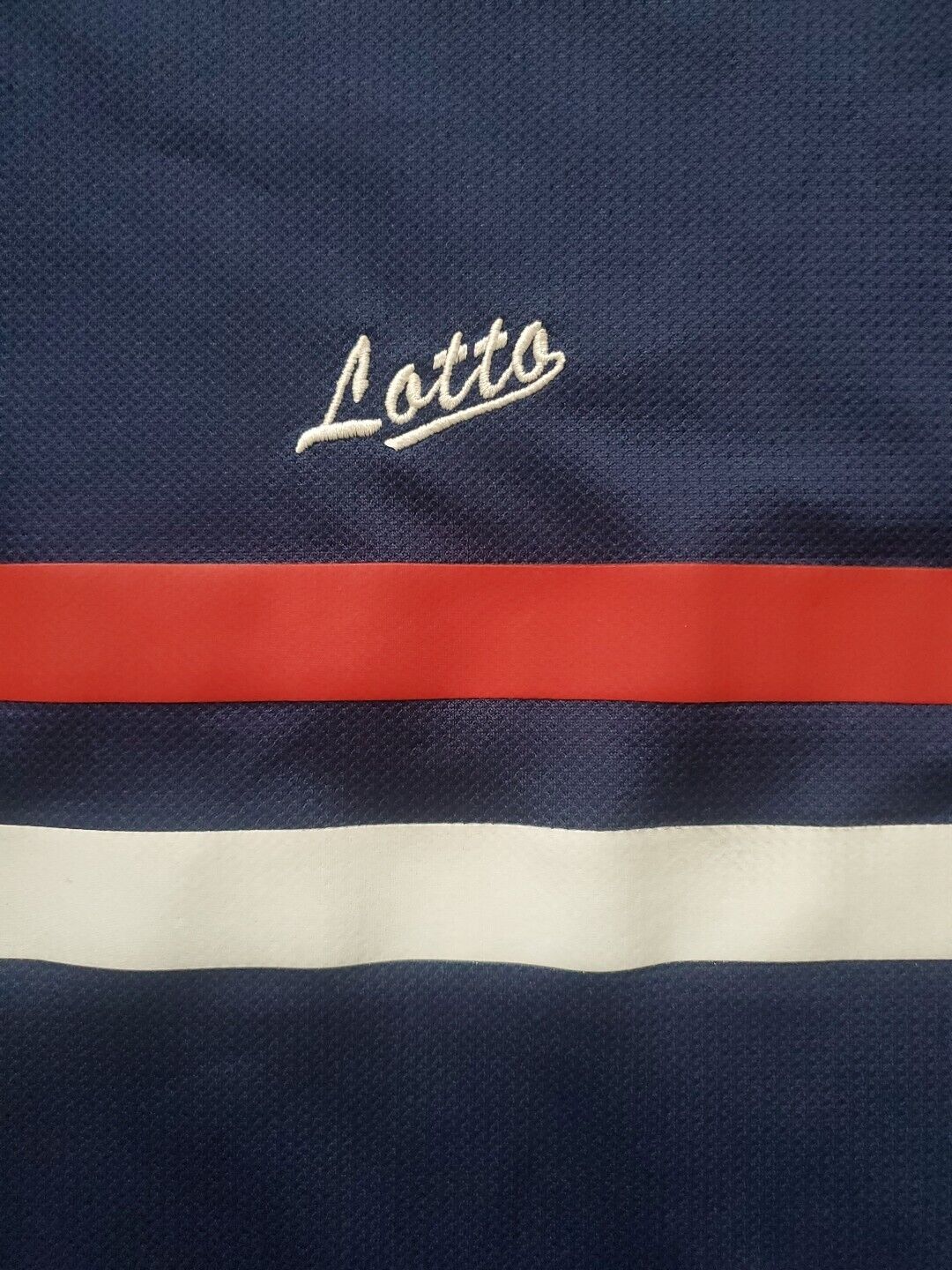 LOTTO Montebelluna Jesey Shirt Mens XL Navy Blue Vintage 1990's - Mint Condition