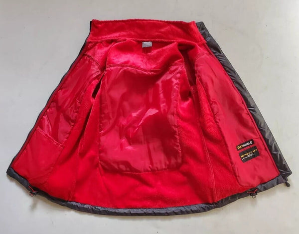 JACK WOLFSKIN Jacket Womens L Flexshield Insulated Grey and Red Was £180