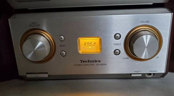 TECHNICS SL ST RS SE HD550 - CD Cassette Stereo HiFi Inc Speakers Fully Tested