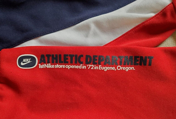 Vintage Nike AD72 Track Jacket Mens L '03 Reissue from '72 OG Red White Blue