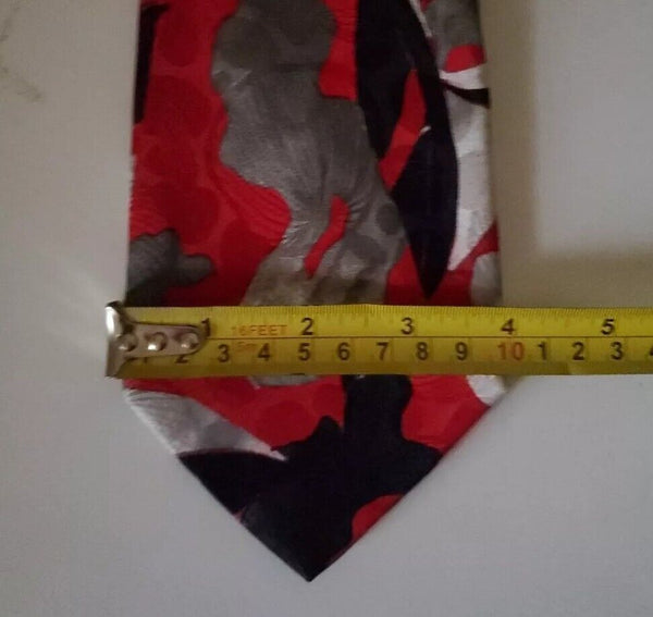 VINTAGE SILK TIE Made in Italy - Reflex Duran Duran Colours Genuine 80's