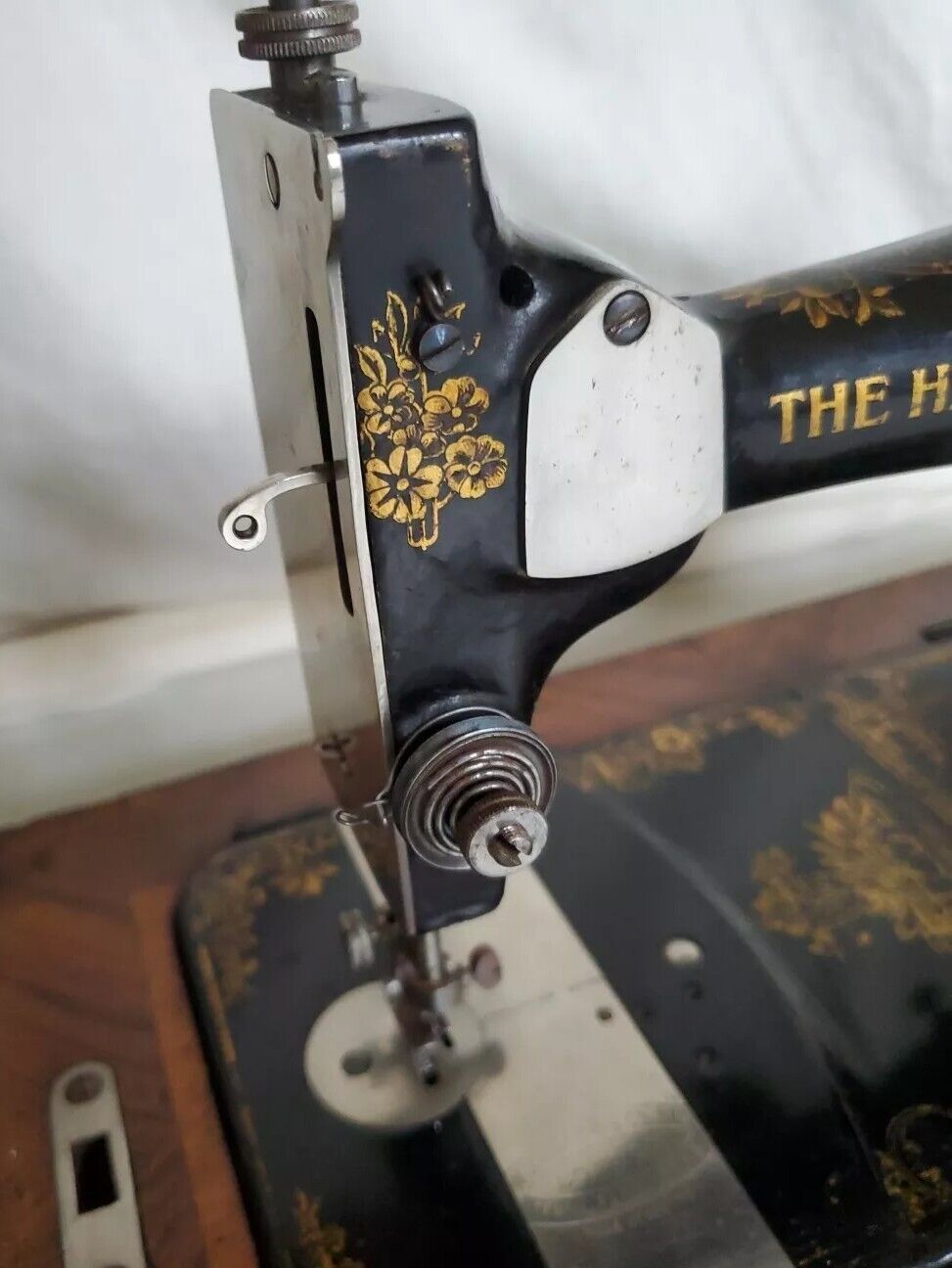 Antique Harris Sewing Machine Vintage 1910 Stoewer - Serviced Tested Working
