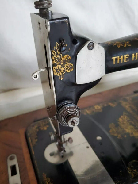 Antique Harris Sewing Machine Vintage 1910 Stoewer - Serviced Tested Working