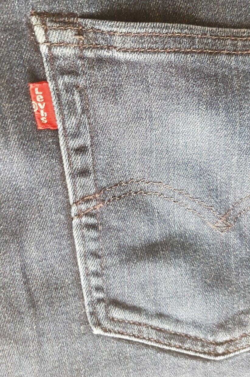 LEVIS 514 Jeans W 32 L 28 Classic Fit Vintage Indigo Blue Denim Red Tab (212)