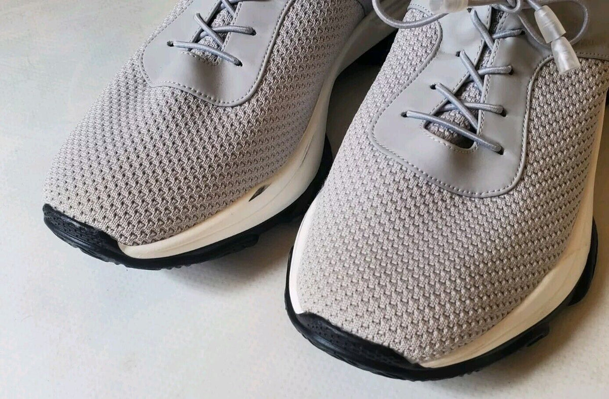 KURT GEIGER Trainers Kaker Mesh Mens Uk 10.5 Eu 45 Grey White