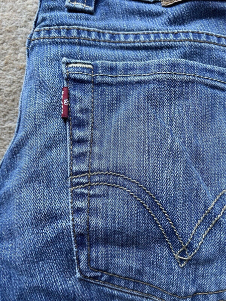 Womens Levis Jeans 511 W 29 L 34 Blue Denim Red Tab C13