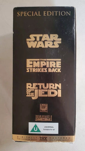 STAR WARS Trilogy Special Edition VHS Lucas arts 1997
