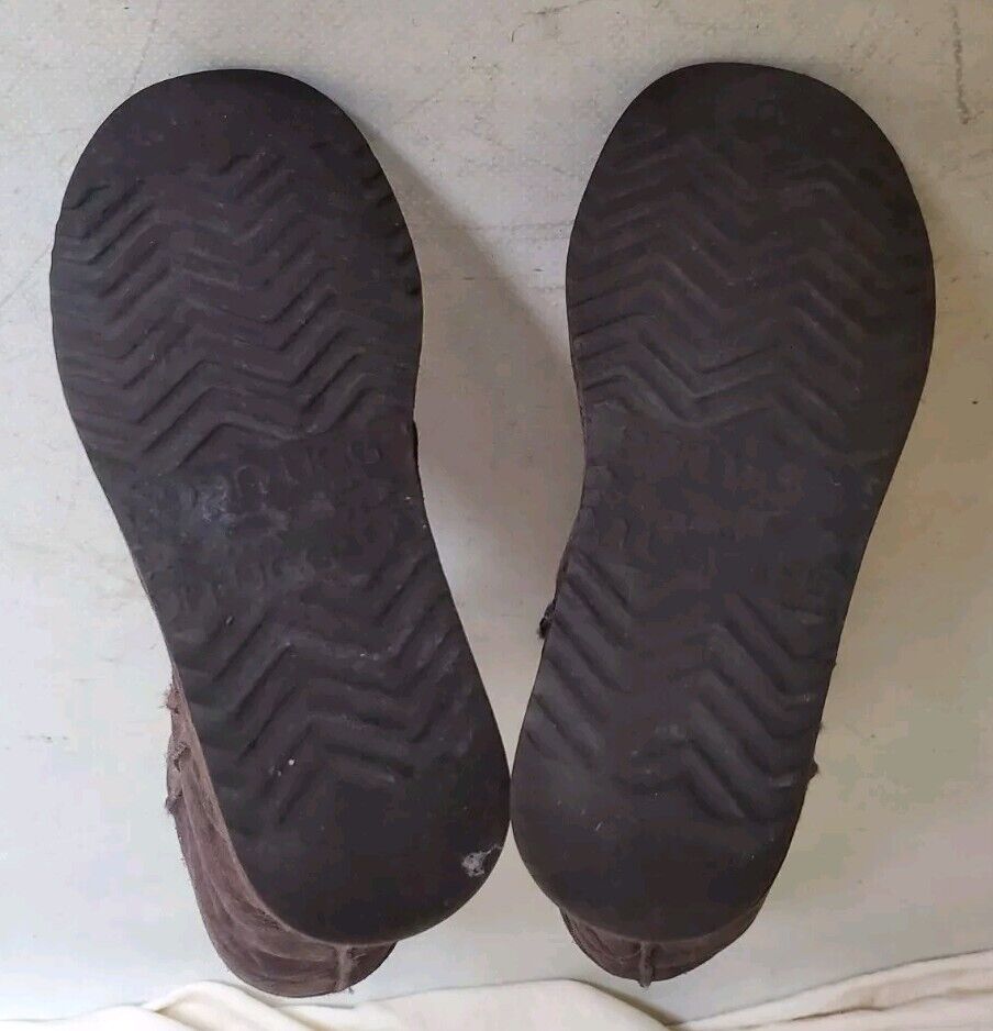 UGG Boots Classic Mid Calf Womens Uk 5 Eu 38 Brown Suede Shearling Lining