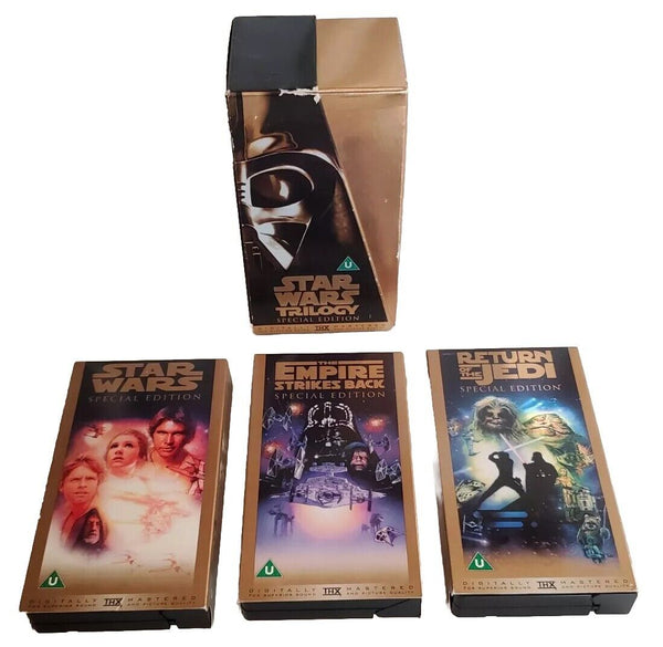 STAR WARS Trilogy Special Edition VHS Lucas arts 1997