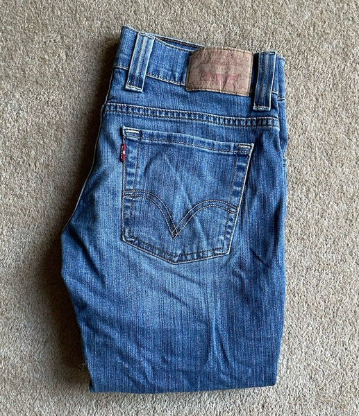 Womens Levis Jeans 511 W 29 L 34 Blue Denim Red Tab C13