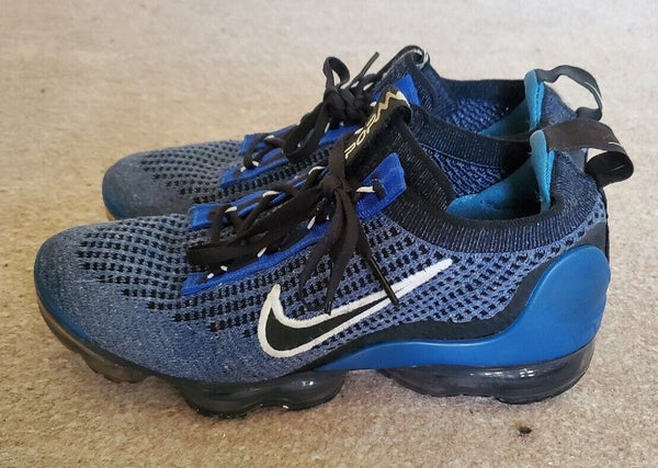NIKE AIR VAPORMAX TRAINERS UK 5 EU 38 2021 Flyknit GS Game Royal DB1550 402