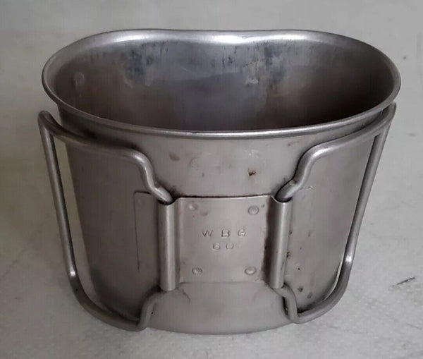 US ARMY Water Bottle Canteen Cup Cover and Belt - Vintage 1970's WBG 60 Vietnam