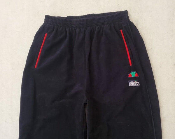 For The Casua-84 Only! Ellesse Italia Tracksuit Vintage 1970's Sample Black