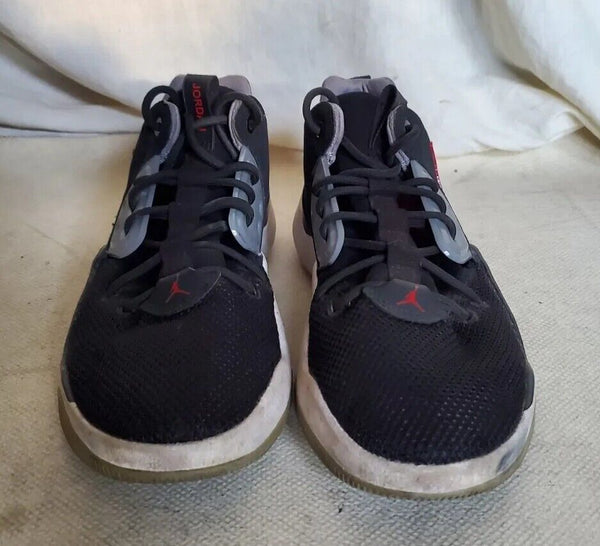 Jordan DNA Trainers Sneakers Mens UK 8 EU 42.5 Black Gym Red Cement Grey Flyknit
