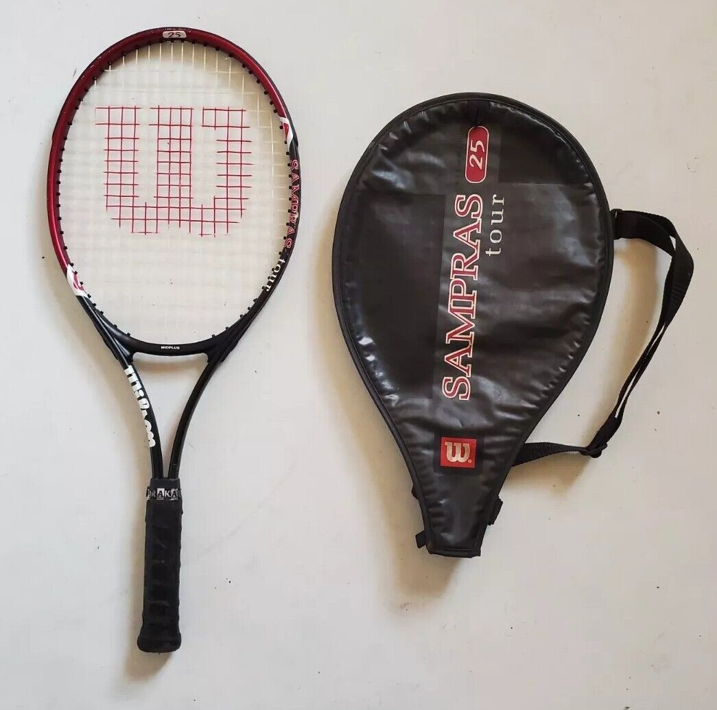 WILSON Pete Sampras Tour 25 Comp Tennis Racket With Bag