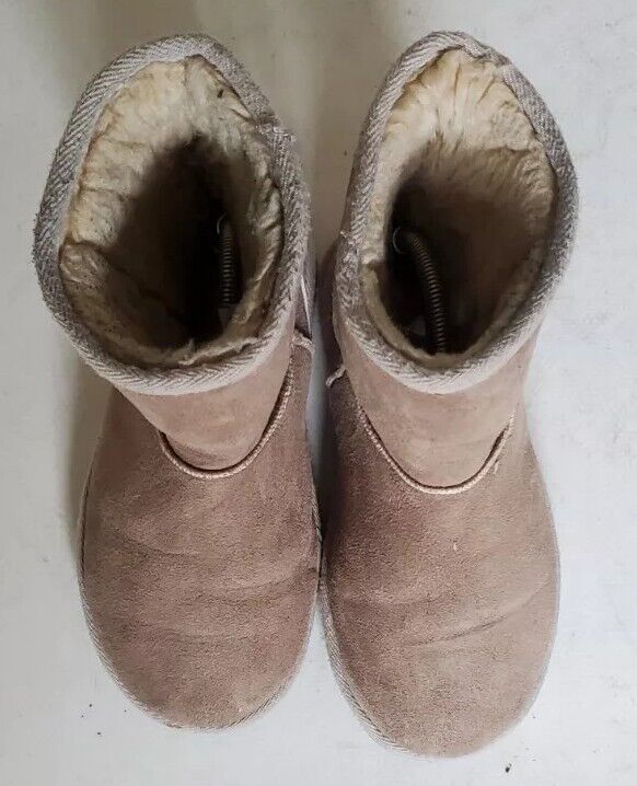 UGG Boots Classic Short Wheat Suede Shearling Lined Uk 3.5 Eu 36.5 Vintage Y2K