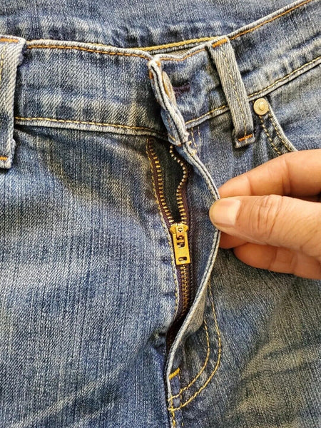 LEVIS 273 Jeans Mens W 29 L 32 vintage straight slim fit blue denim red tab