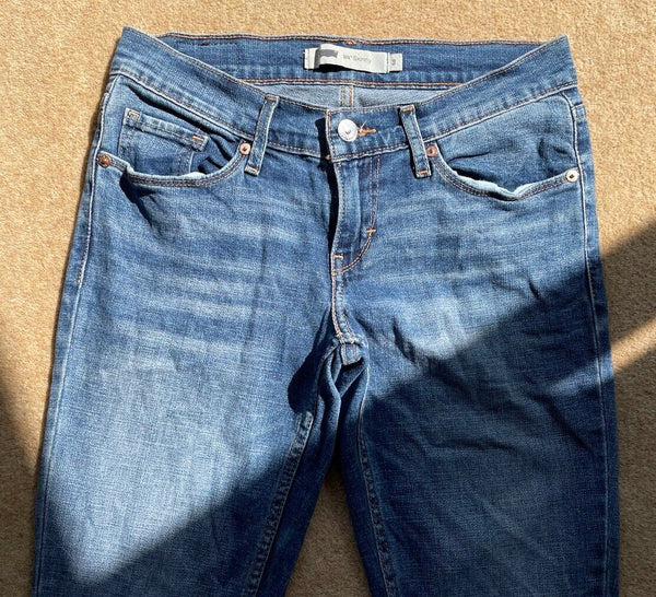 Womens Levis Jeans 542 Skinny W 26 L 32 Blue Denim Red Tab C4