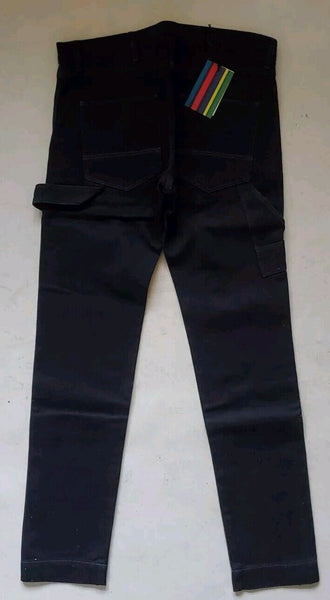 PAUL SMITH Jeans Mens W 32 L 33 Slim Fit Utility Pants Cut Indigo Blue Denim