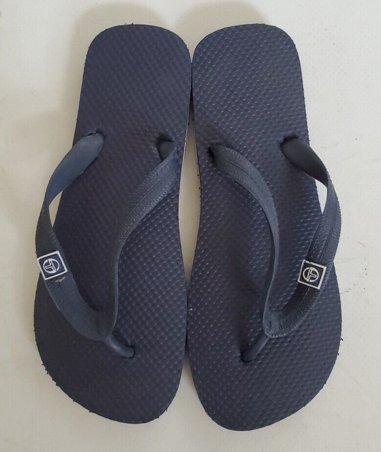 SERGIO TACCINI Sandals Flip Flops Womens Uk 5 Eu 38 Navy White New With Tags