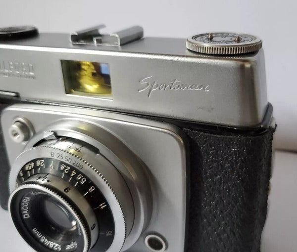 Vintage Ilford Sportsman Camera Dacora Lens West Germany - Untested