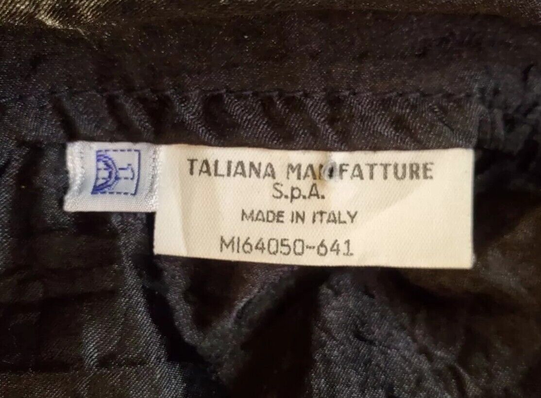 VALENTINO Bomber Jacket Mens L Quilted Wool Leather Collar Navy Blue Rrp £1250