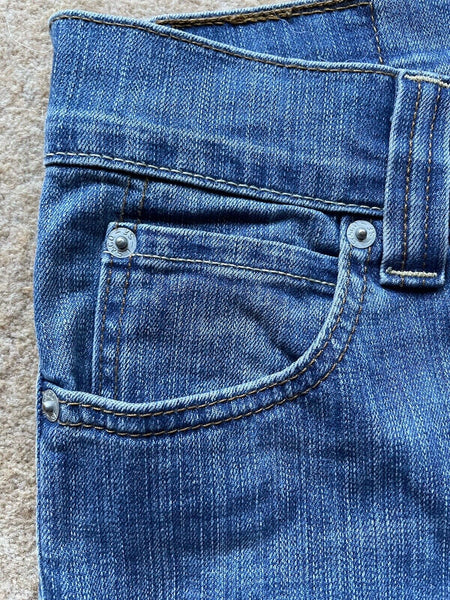 Womens Levis Jeans 511 W 29 L 34 Blue Denim Red Tab C13