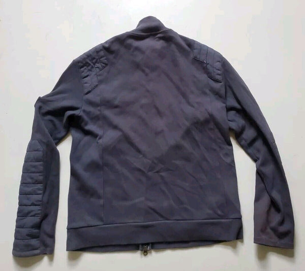 Vintage ARMANI EXCHANGE AX Tracksuit Zip Top Men M Grey Cotton Made In Hong Kong